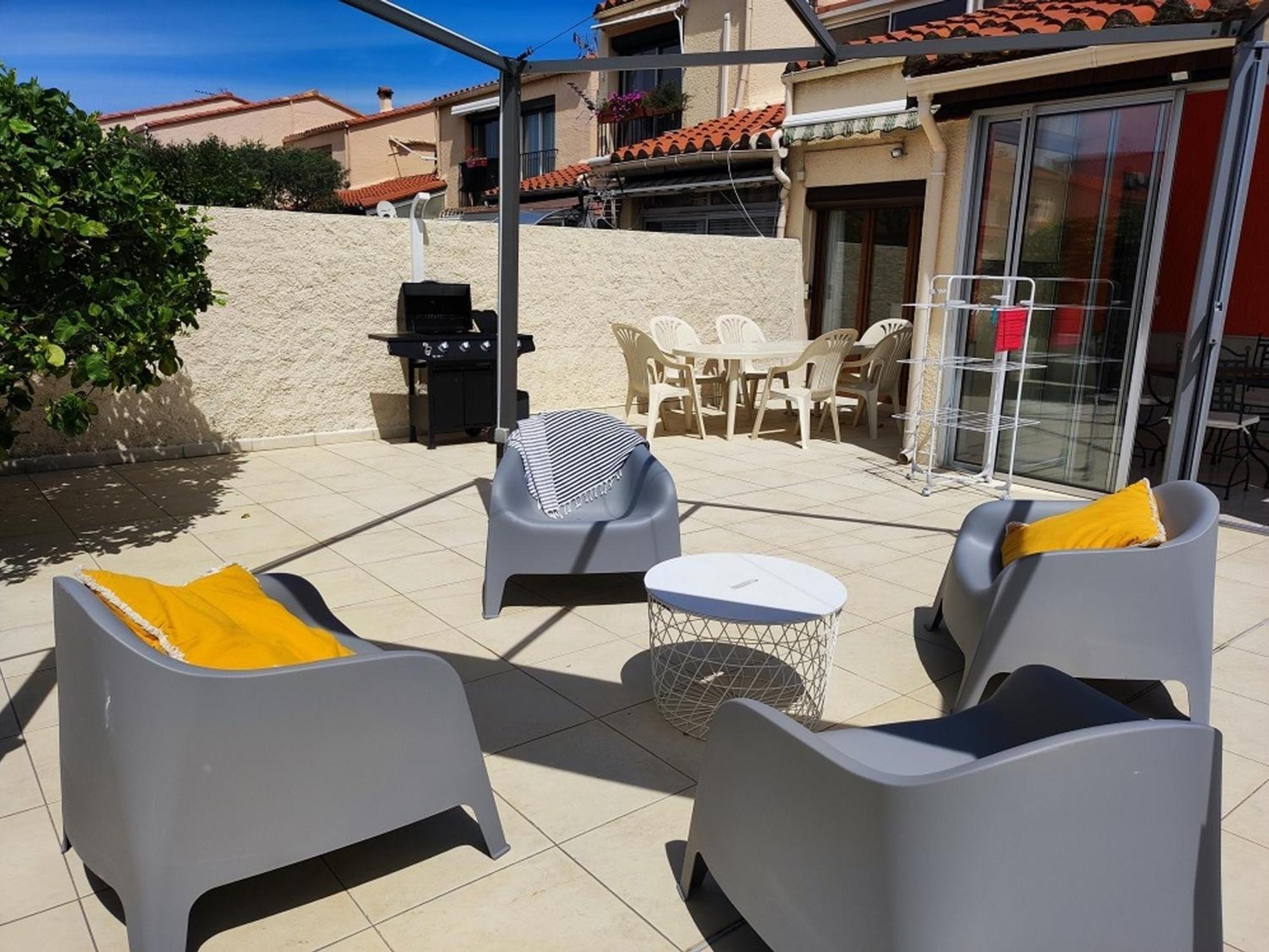 Pavillon 6 Pers A Argeles-Sur-Mer: Piscine, Clim, Parking, Wifi, Proche Plage - Fr-1-776-5 Extérieur photo